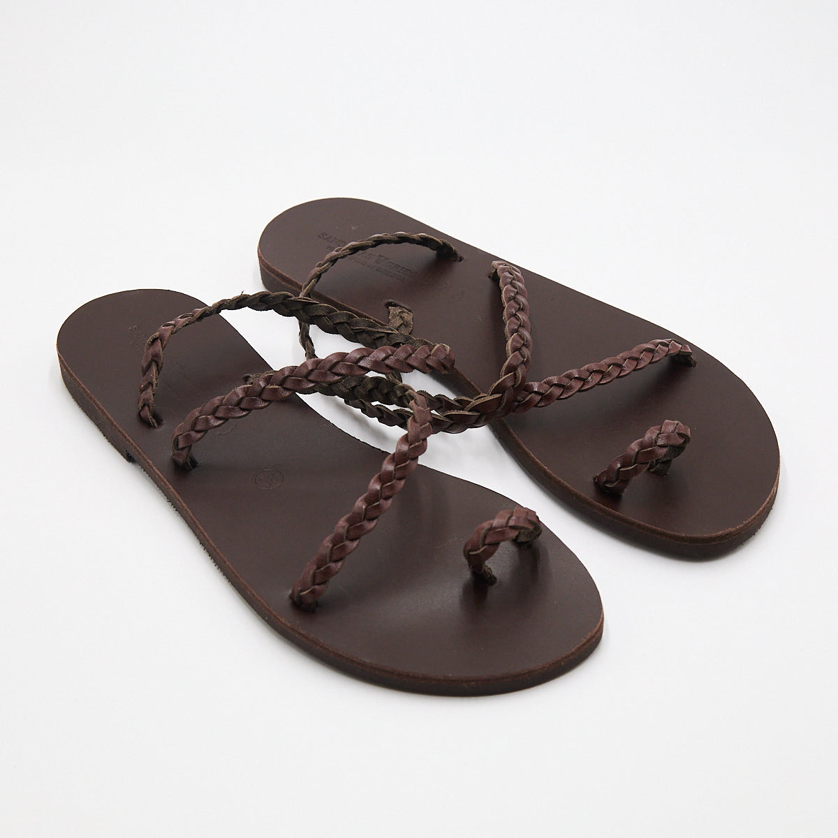 Olympia Brown Braided Sandal