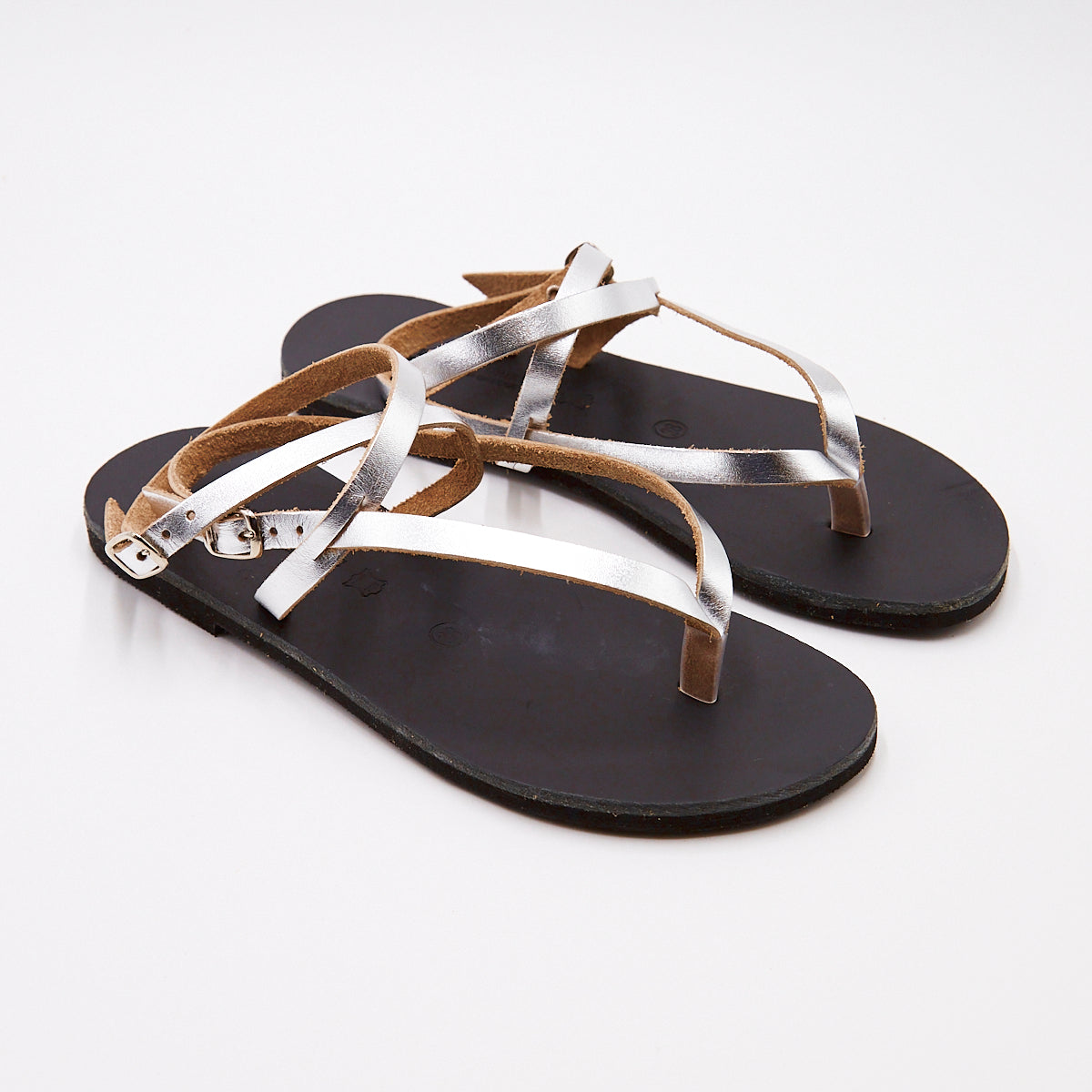 Athena Silver Sandal