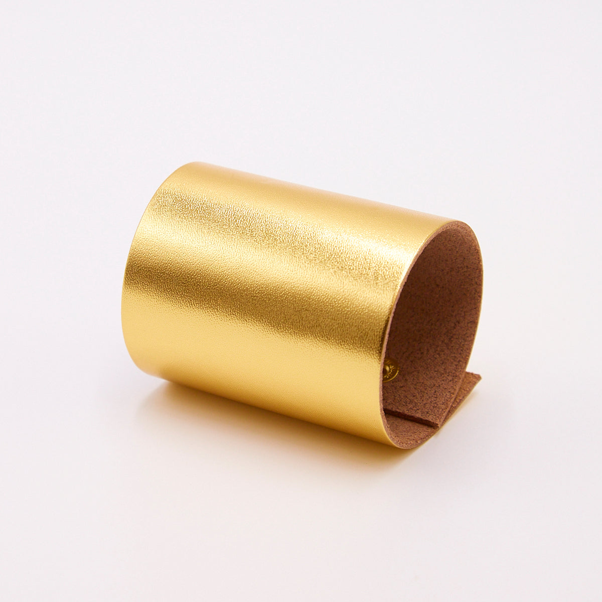 Hera Gold Leather Bracelet