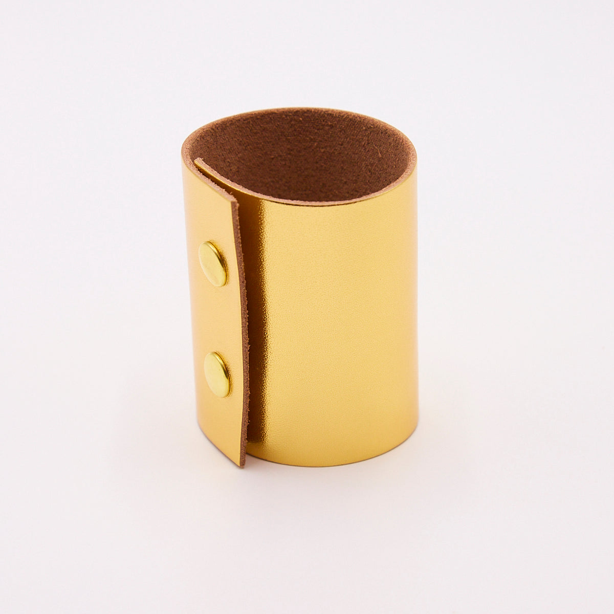 Hera Gold Leather Bracelet