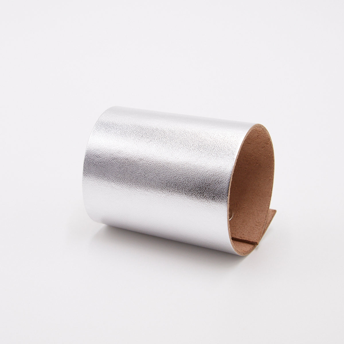 Hera Leather Bracelet Silver