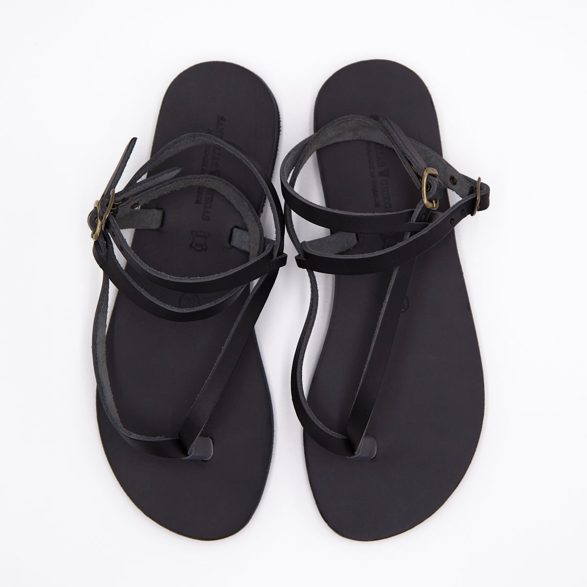 Athena Black Sandal
