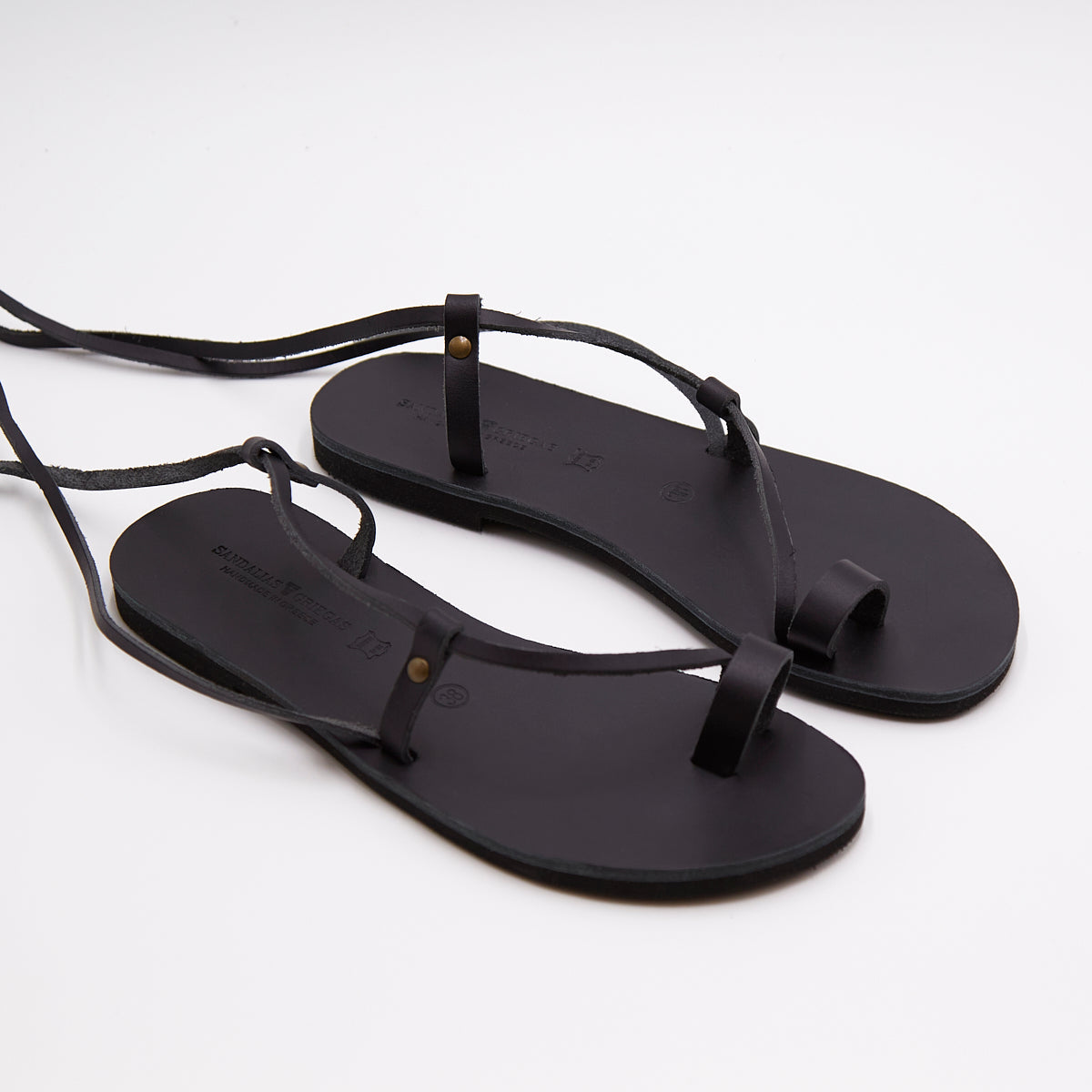Hercules Black Sandal