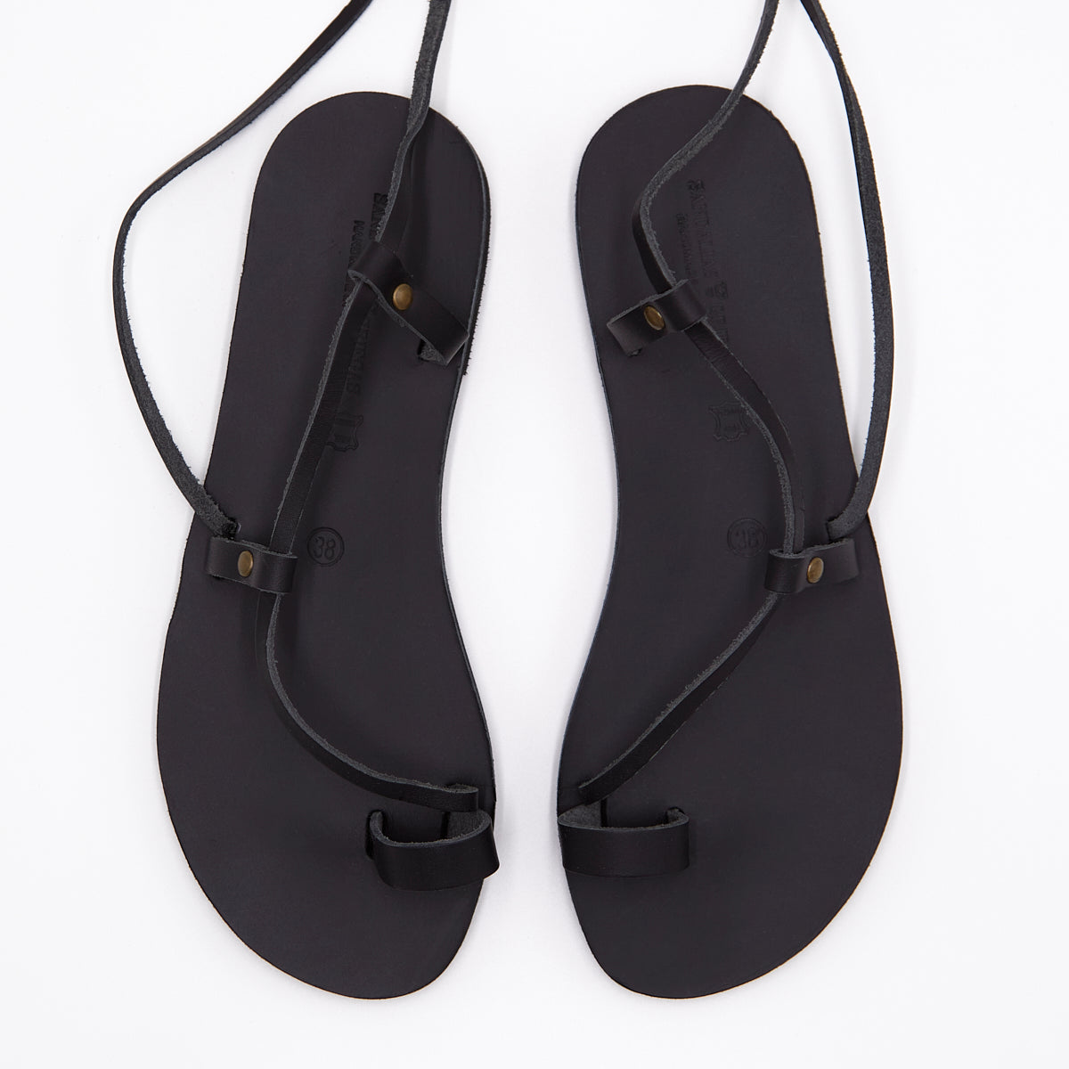 Hercules Black Sandal
