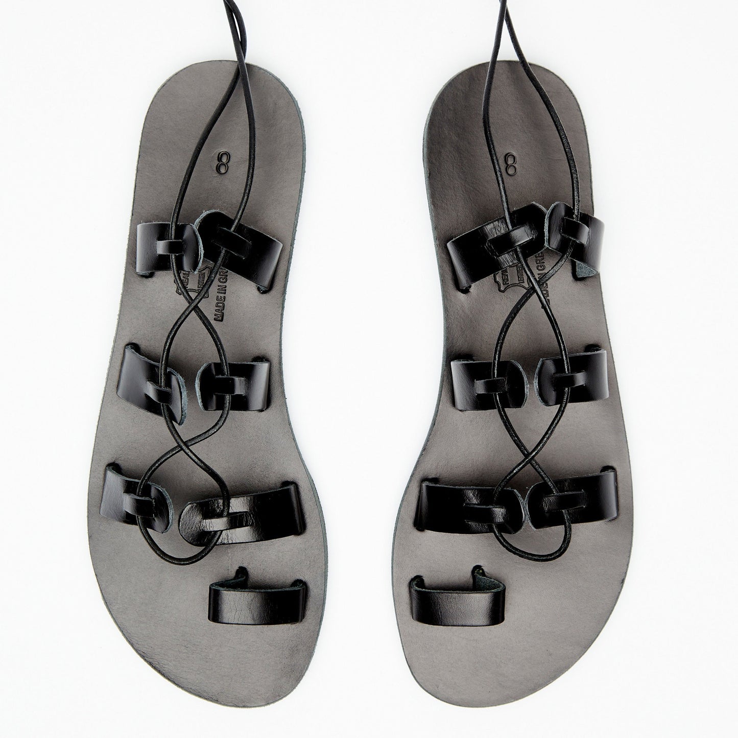 Black Roman Sandal