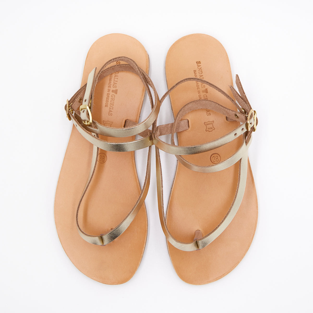 Golden Athena Sandal