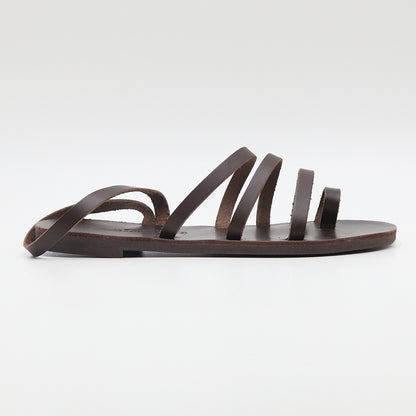 Olympia Multi-Strap Brown Sandal