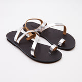 Sandales Olympia Argent/Noir