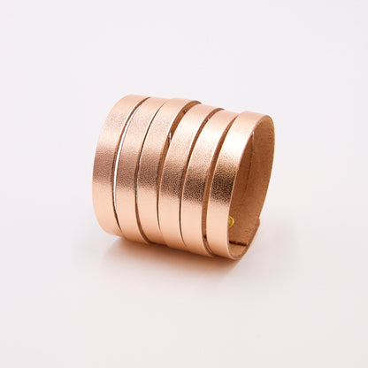 Brazalete Cuero Electra bronce