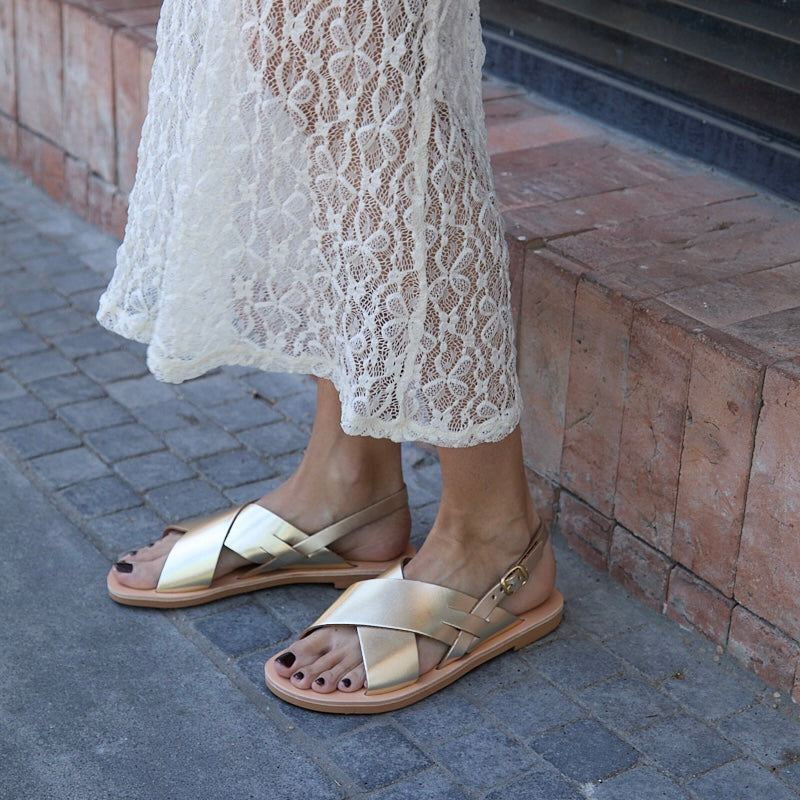 Sandale Paris Doré